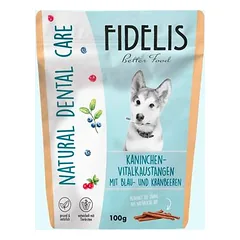 FIDELIS kramtomoji lazdelė Vital su triušiena, mėlynėmis ir spanguolėmis, skanėstai šunims (150 g)