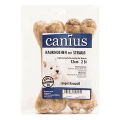 Canius kramtomasis kaulas 12 cm, 2 vnt. pakuotė, skanėstai šunims