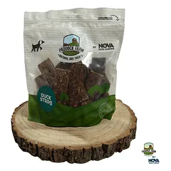 Antienos juostelės skanėstas šunims – Duck Strips, 500 g – Paddock Farm