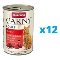 ANIMONDA Carny Adult rinkinys su jautiena 12 x 400 g