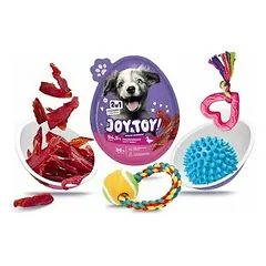 Joy & Toy Dog Snack Surprise, skanėstai šunims, minkšta džiovinta antiena — 2 nuotrauka