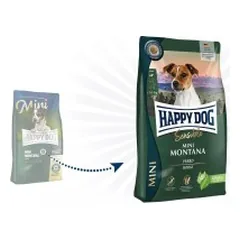 Happy Dog Sensible Mini Montana sausas maistas šunims parduotuvėje akvanamai.lt