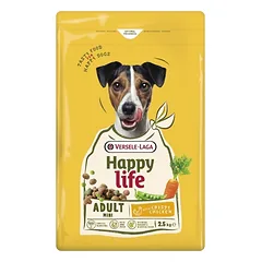VERSELE-LAGA Happy Life Adult Mini with Chicken 2,5kg maistas mažiems šunims su vištiena