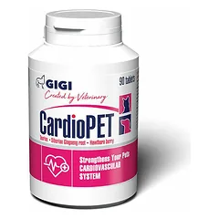 GiGi CardioPET tabletės šunims ir katėms, 90 vnt.