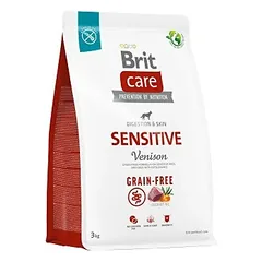 Brit Care Grain-free Sensitive sausas maistas šunims su elniena 3 kg