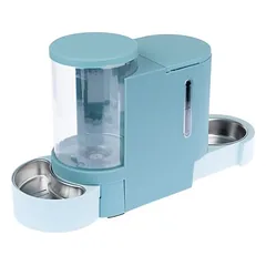TIAKI Futter- und Wasserspender, hellblau