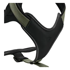 HUNTER NEOPRENE petnešos iš neopreno šunims, L, rusvai žalsvos — 2 nuotrauka