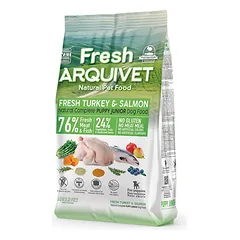 ARQUIVET Fresh Puppy Junior Pusiau drėgnas šuniukų ėdalas kalakutiena ir lašiša 2,5 kg photo