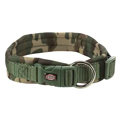 Trixie Premium Collar antkaklis šunims su itin plačiu neopreno paminkštinimu, kamufliažinis raštas, L–XL, 56–62 cm/25 mm