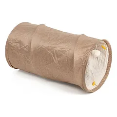 Canadian Cat Company tunelis katėms su minkštu kailiuku, L 70 x B 35 x H 35 cm - pilka — 2 nuotrauka