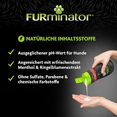 FURminator Sensitive Skin Ultra Premium šampūnas šunims, 473 ml — 4 nuotrauka