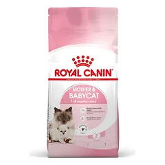 ROYAL CANIN Mother&Babycat 2kg sausas ėdalas nėščioms ir žindančioms katėms ir kačiukams nuo 1 iki 4 mėnesių amžiaus