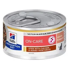 Hills Prescription Diet Feline OnCare drėgnas maistas katėms, kurioms reikia specialios mitybos (vėžiniai susirgimai), 82 g
