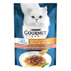 Gourmet Perle padaže, drėgnas maistas katėms, ekonominė pakuotė 52 x 85 g — 2 nuotrauka