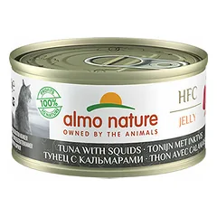 Almo Nature HFC Jelly tuncis ar kalmāriem želejā 70 g - konservi kaķiem — 2 nuotrauka
