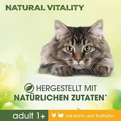 Perfect Fit Natural Vitality Adult 1+ su vištiena ir kalakutiena, sausas maistas katėms, Sparpaket: 6 x 650 g — 5 nuotrauka