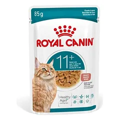 ROYAL CANIN Ageing 11+ Gravy 12x85 g gabaliukai padaže vyresniems katėms po 11 metų
