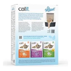 Catit Go Natural! žirnių + bentonito kraikas, vanilės, 6,4 kg — 2 nuotrauka