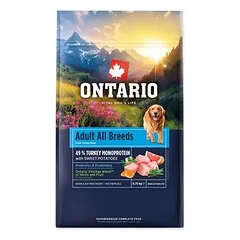 Ontario Adult All breeds Monoprotein Turkey & Sweet potatoes 0,75kg