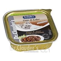 Dr. Clauder's Best Choice Cat lėkštelės drėgnas maistas katėms 32 x 100 g — 2 nuotrauka