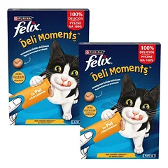 FELIX DeliMoments Chicken 8x10g su vištiena, kreminiai skanėstai katėms