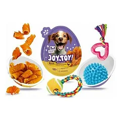 Joy & Toy Dog Snack Surprise, skanėstai šunims su vištiena / antiena / jautiena N18 — 2 nuotrauka