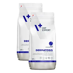VETEXPERT Veterinary Diet Dog Dermatosis Salmon&Potato 2x12kg