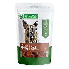 Šunų skanėstai - antienos krūtinėlės juostelės, 75 g — 2 nuotrauka