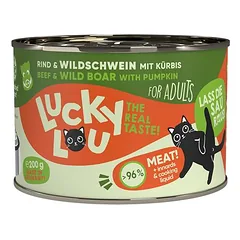 Lucky Lou Adult drėgnas maistas katėms, ekonominė pakuotė 24 x 200 g — 5 nuotrauka