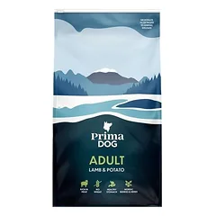 PrimaDog Adult Lamb & Potato begliutenis sausas ėdalas suaugusiems šunims su ėriena ir bulvėmis, 20 kg