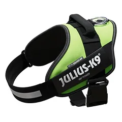 Julius-K9 IDC® Power petnešos, neoninės žalios, Mažiems 5–10 kg — 5 nuotrauka