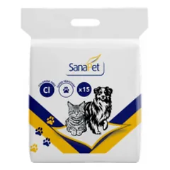 SanaPet Premium palutės augintiniams, be pratekejimo, 40x60, 15 vnt.