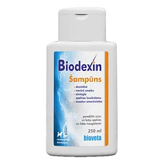 Bioveta Biodexin antibakt. šampūnas, 250 m nuotrauka