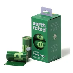 Earth Rated šunų ekskrementų maišelių ritinėliai, 8 ritiniai po 15 maišelių, levanda (120 maišelių) — 2 nuotrauka