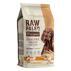 Raw Paleo sausas maistas suaugusiems šunims su vištiena ir miežiais 2kg
