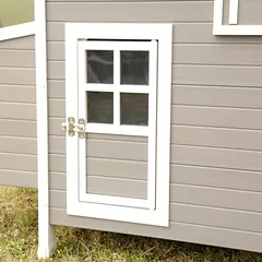 Kerbl Hobbyfarming ECO plastikinė vištidė Barney vištoms, L 137 x B 73 x H 83 cm – išjungta dėl pristatymo problemų — 4 nuotrauka