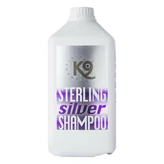 K9 Sterling Silver šampūnas - šampūnas baltam ir sidabriniam kailiui, paryškinantis šunų ir kačių spalvą, koncentratas 1:10 - 2,7L