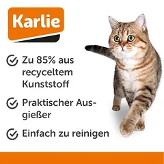 Karlie kraiko dėžė katėms Lotus Eco, pilka — 3 nuotrauka
