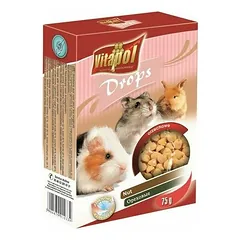 Vitapol Drops with Nuts for Rodents 75 g parduotuvėje 1petshop.lt