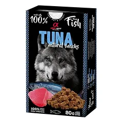 ALPHA SPIRIT NATURAL DOG skanėstai šunims su tunu 80g
