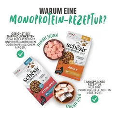Schesir Sterilized & Light su vištiena, sausas maistas katėms, > 10 kg — 5 nuotrauka