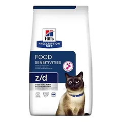 Hill's Prescription Diet z/d Food Sensitivities sausas maistas katėms, 3 - 4,9 kg — 2 nuotrauka