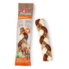8in1 Delights Chewy Braids M/L skanėstas vidutinių ir didelių veislių šunims, 80 g