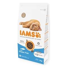IAMS sausas maistas kačiukams su jūros žuvimi, 10 kg