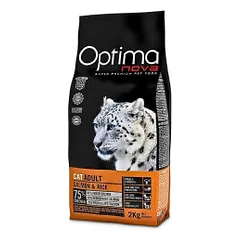 Optimanova Cat Adult Salmon & Rice sausas pašaras katėms - Pet24 photo