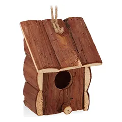 Paukščių namelis Relaxdays 10031002.0, Ruda, 12 × 16,5 × 9,5 cm