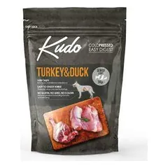 Kudo Turkey & Duck Senior Light sausas maistas šunims, kurie linkę priaugti svorio, 3 kg
