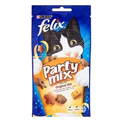 FELIX Party Mix Orginal Mix su vištiena, sūriu ir kalakutiena 60 g