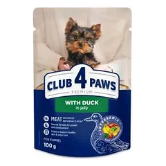 CLUB 4 PAWS Premium konservai su antiena drebučiuose miniatiūrinių ir mažų veislių šuniukams, 100 g