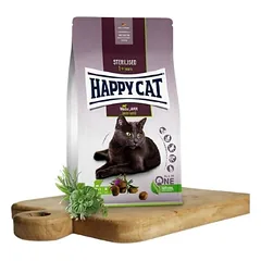 Happy Cat visavertis pašaras sterilizuotoms katėms su ėriena Sterilised WeideLamm, 300 g — 2 nuotrauka
